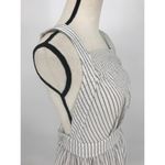 Lulus Women Apron Dress Size Small Black/White Stripe Crossback‎ Open back Size M Photo 5