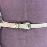 belt Genuine leather vintage goldtone buckle tan XXL Photo 0
