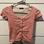 Brandy Melville Pink Cheetah Zelly Top Photo 1