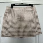 House of Harlow NWT  1960 Houndstooth Cream Tweed Jacket + Skort 2 Piece Set Sz S Photo 5