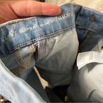 American Eagle  Blue Denim Curvy‎ Super Hi-Rise Shortie Womens Size 8 Photo 6