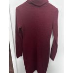 Old Navy  Burgundy Cowl Neck Long Sleeve Sweater Dress Size S Photo 4