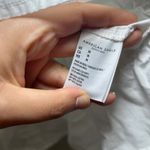 American Eagle White Tank Women's Medium Western Boho Summer Minimal Country Photo 5