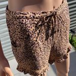 Skylar + Madison Leopard Paperbag Waist Shorts Photo 3