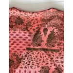 st. john's bay Y2K Top‎ Large Floral Fairy Grunge Western Boho Cowgirl Indie Flare Keyhole Pink Photo 5