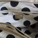 KATE‎ SPADE Gold Pebbled Leather Bexley Stevie Satchel Shoulder Bag Turn Lock Photo 10