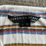 Veronica Beard  Jeans Striped Ribbed Knit Long Sleeve Top Size Small EUC Photo 1