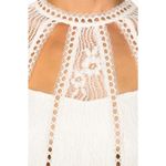 Alexis Guipure Lace PEARLY Ivory keyhole back Rizer Long Dress XS Photo 13