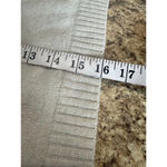 Dazy Women's Beige Black White Striped V Neck Sweater Vest Large Photo 4