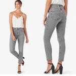 AGOLDE Nico High-Rise Skinny Jeans Washed Gray Black 25 Excellent Condition Photo 1