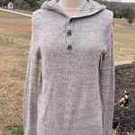 Kenneth Cole Comfy Oversized Boyfriend Hooded Henley Sweater Photo 1