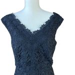 Katherine Kelly Women's Dress Sz 6 Black Lace Evening Party Cocktail Sheath Photo 1