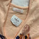 NWT Liz Lisa peach pink bow print crop top Size 0 Orange Photo 2