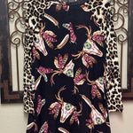 Lilypad cheetah cow skull long sleeve keyhole top Size M Photo 1