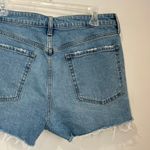 Old Navy  High Rise OG Straight Secret Smooth Pockets Cut Off Denim Shorts Sz 12 Photo 6