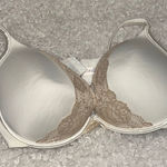 Cacique  40DD Elegant Lace Trimmed Bra in Cream and Tan two available identical Photo 0