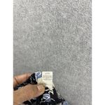 Loft  Ann Taylor Women's Skirt Floral A Line Linen Elastic Waist Black Small Photo 2