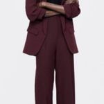 EXPRESS Burgundy Oversized Blazer Photo 1