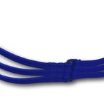 Body Glove Sienna Bandeau Bikini Top Twist Front Blue Smoothies Swim Top XL Photo 3