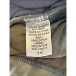 Entro 100% Cotton Quilted Shacket Jacket Coat 1/4 Zip Blue Tie Dye Size 1x Photo 6