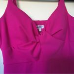 Emerald Sundae  dress XL hot pink fitted bodycon padded top crisscross front NWT Photo 2