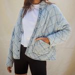 Z Supply Blue Quilted Jacket Photo 0