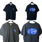 Vintage 90s Jazzing Up Your Business T Shirt Black XL Extra Large Saxophone Logo Photo 1