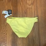 California Waves  Strappy‎ Side Hipster Bikini Bottoms Swimsuit Yellow Junior’s M Photo 2