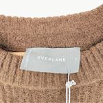 Everlane NWT The Cocoon Crew Alpaca Sweater | Sz Small | Tiger’s Eye (Brown) Photo 3