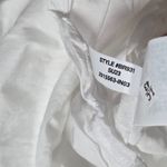 J.Crew  V-Neck Midi Dress in‎ Cotton Poplin in White S BR931 Photo 5