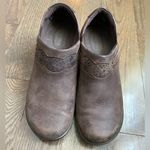 Clarks Marion Helen Clog Dark Brown Suede Shoes Women’s Size 7 Photo 1