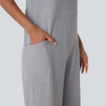 Halara HA03.- Pocket Wide Leg Casual Overalls-Front and Back Wearable. Size Large Photo 5