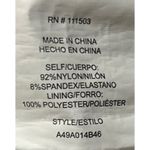 As You Wish As U Wish Women's Hi Low Wrap Sleeveless White Dress w/Brown Dress Size L Photo 4