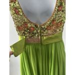 Saks 5th Avenue Vtg 60s Saks Fifth Avenue Lime Green Sequin MOD RETRO MAD MEN Dress Sz: S Photo 4
