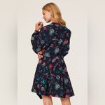 Derek Lam  10 Crosby Navy Floral Dress Photo 2