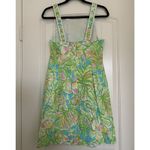 Lilly Pulitzer NWT Fryer Cotton Shift Dress Sz 8 Multi Elephant Ears $188 Photo 2