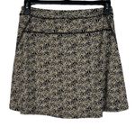 Toad & Co Medium Seleena Skort Daisy Floral Stretch Attached Shorts Drawstring Black Photo 2