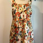 Abercrombie & Fitch  Multi Colored Garden Floral Silky Mini Dress Size XL Photo 0