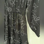 Kittenish ‎ Napa Black Printed Mini Dress Photo 3