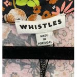 Whistles Pink Floral Dolman Short Sleeve Wrap Midi Dress NWT 10 Photo 4