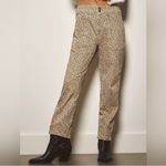 Pilcro The Wanderer Mid-Rise Relaxed-Leg Jeans by  in cheetah print  28 Photo 1
