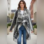 Stetson  Womens Wool Blend Cardigan Sweater Western Southwestern Aztec Size XS Photo 1