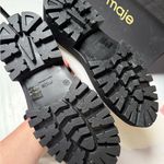 Maje  White penny Loafers Black lug Soles 40 Photo 6