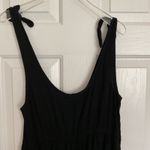 Petal and Pup Black Ayla Linen Jumpsuit Wide Leg Tie Shoulder XS Photo 6