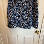 Karen Scott  Navy Floral Pencil Skirt Photo 1