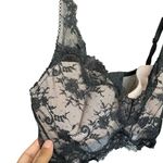 Victoria's Secret Victoria Secret Black Laced Dream angels lined Demi bra 34DD Photo 4