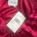 Saylor  Suzie Long Sleeve Lace Sheath Midi Dress Fuchsia‎ Pink Size Medium Photo 12