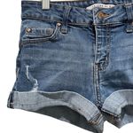 Celebrity Pink Denim Distressed Cuffed Blue Jean Shorts Junior Size 3/26 Photo 1