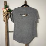 Chaser Grey Cutout Short Sleeve T Shirt Womens Size Large Gray Photo 2