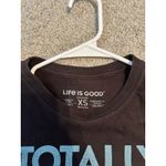 Billabong Life Is Good Ladies Tee Shirt Gray XS " Totally Board" ( Pre Owned) Photo 2